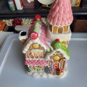 Sleigh bell bistro gingerbread cookie jar